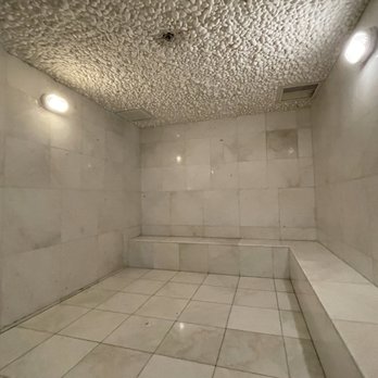 The unique ice room at Riviera Health Spa, designed for relaxation and rejuvenation.