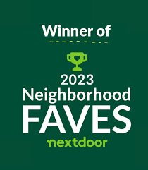 Winner of 2023 Neighborhood Faves on Nextdoor App